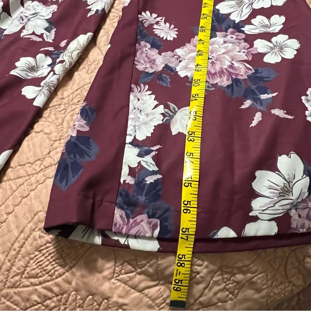 Yumi Kim Floral Tie Front Jumpsuit S - Picture 9 of 12